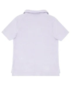 minnow Boys French Terry Polo Shirt Bay Lavender Hot