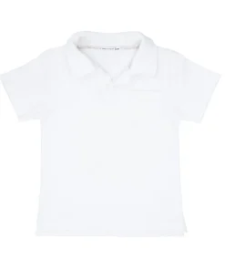 minnow Boys French Terry Polo Shirt | Swim White Best