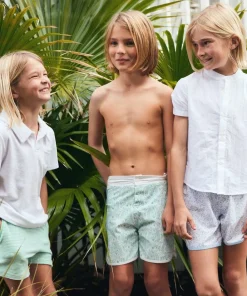 minnow Boys French Terry Polo Shirt | Swim White Best