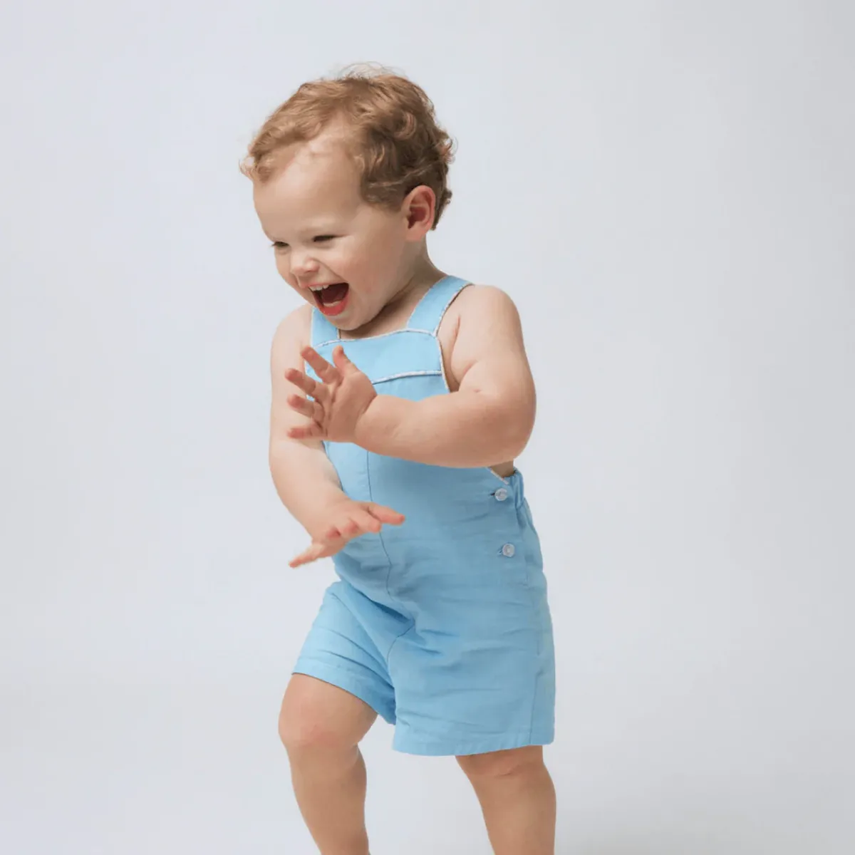 minnow Boys Overall Peri Blue Hot