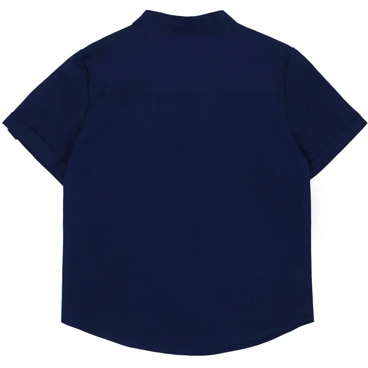 minnow Boys Short Sleeve Button Down Shirt Navy New