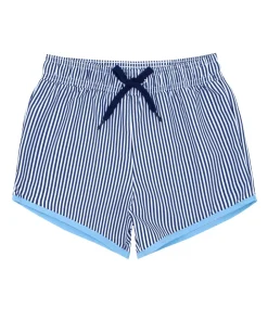 minnow Boys Stripe Boardie | Swim Navy Stripe Hot