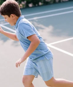 minnow Boys Terry Polo | Swim Freshwater Blue Best