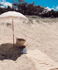 minnow Business & Pleasure Holiday Beach Umbrella, Eyelet Sale