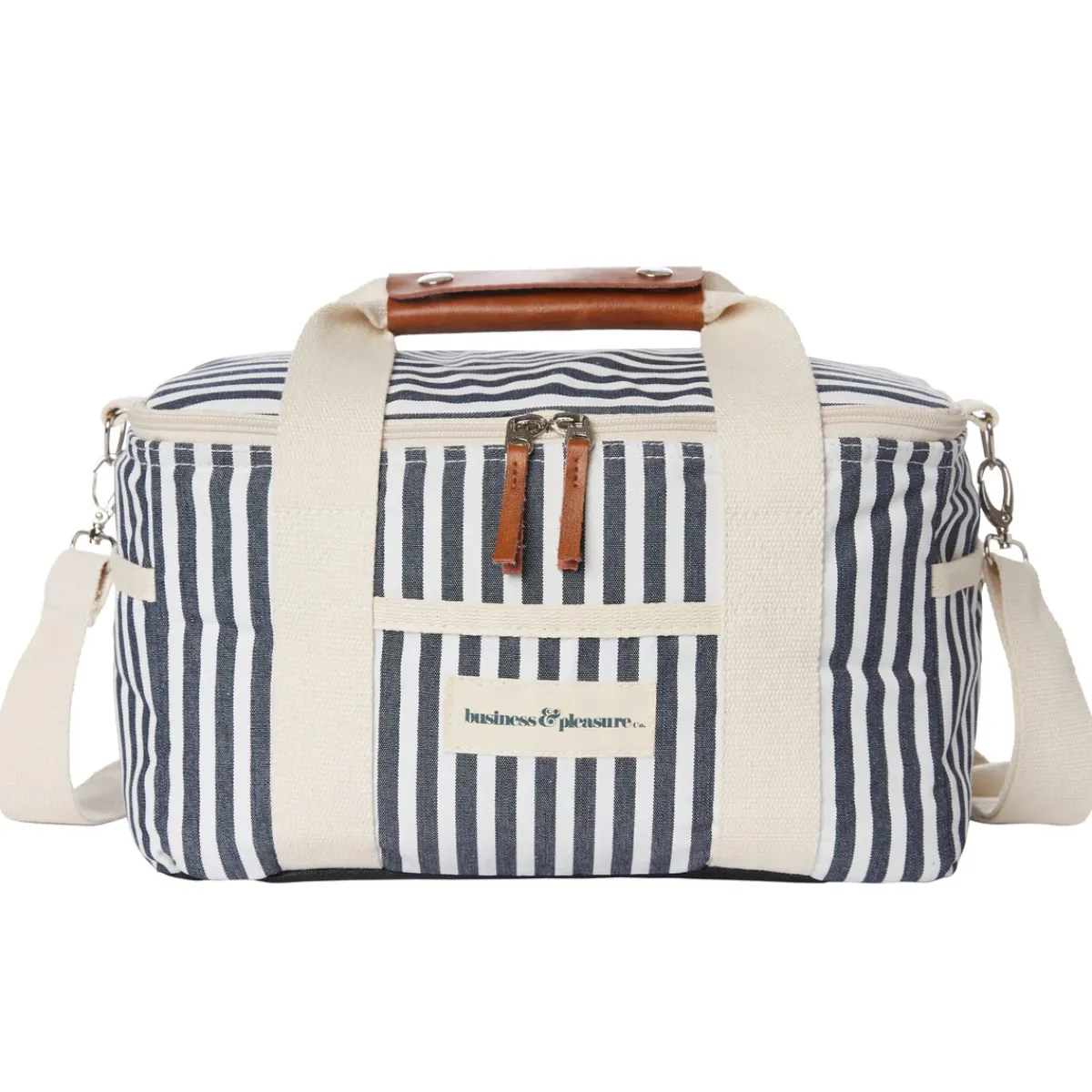 minnow Business & Pleasure Premium Cooler, Navy Stripe Outlet