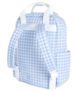 minnow Everyday Backpack Oasis Blue Gingham Clearance