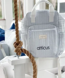 minnow Everyday Backpack Powder Blue Stripe Clearance