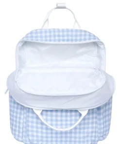 minnow Everyday Backpack Oasis Blue Gingham Online