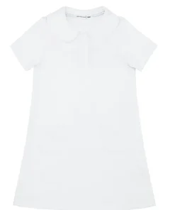 minnow Girls A-Line French Terry Dress | Swim White Sale