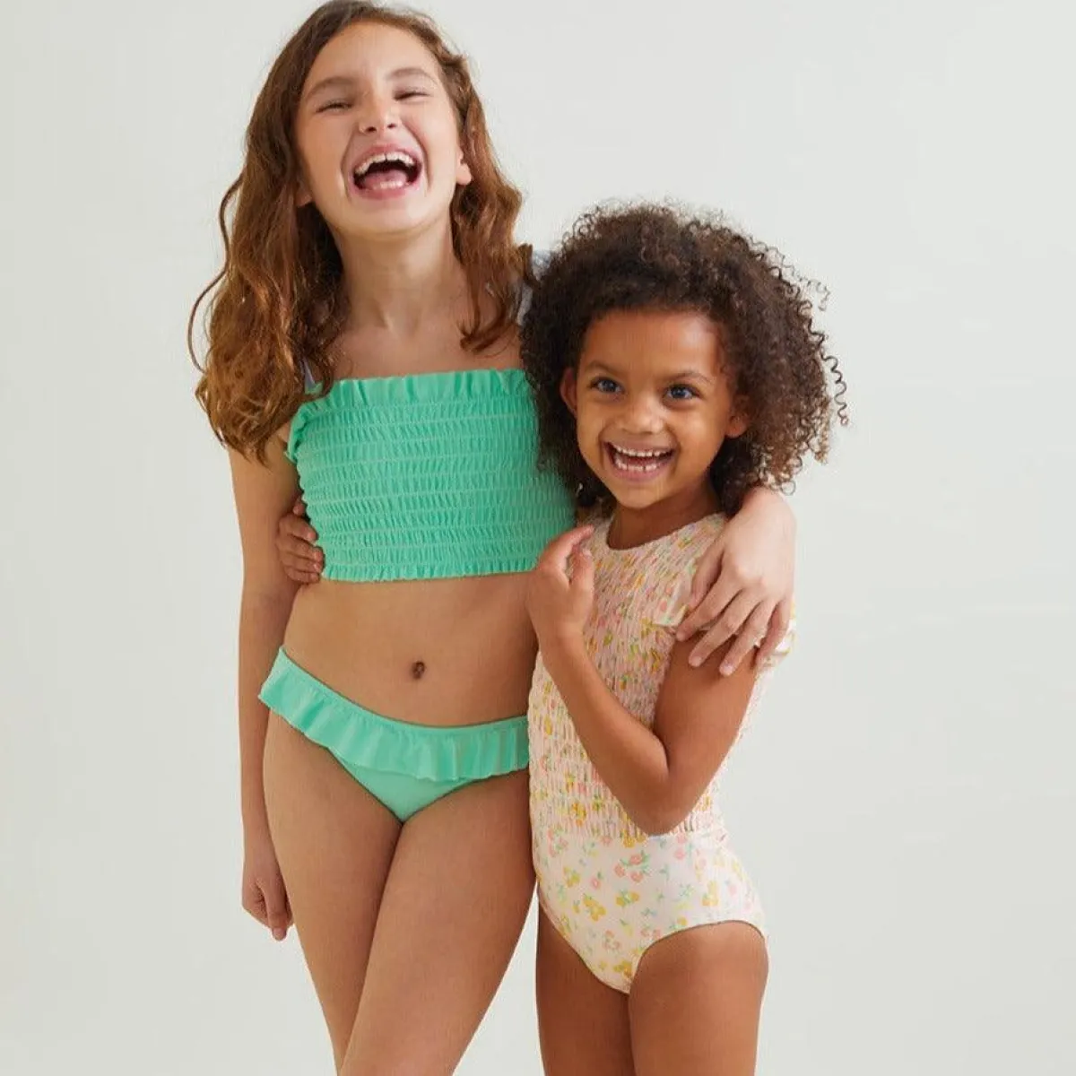 minnow Girls Bikini Bottom Palm Green Clearance