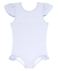 minnow Girls Cap Sleeve Rashguard One Piece Bay Lavender Outlet