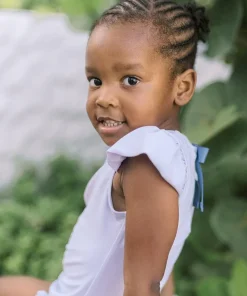 minnow Girls Cap Sleeve Rashguard One Piece Bay Lavender Sale