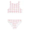 minnow Girls Double Bow Bikini Windowpane Best