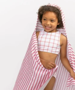 minnow Girls Double Bow Bikini Windowpane Best