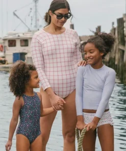 minnow Girls Double Bow One Piece Midnight Vineyard Sale