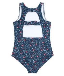 minnow Girls Double Bow One Piece Midnight Vineyard Sale