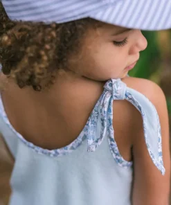 minnow Girls French Terry Bloomer Set Light Blue Online