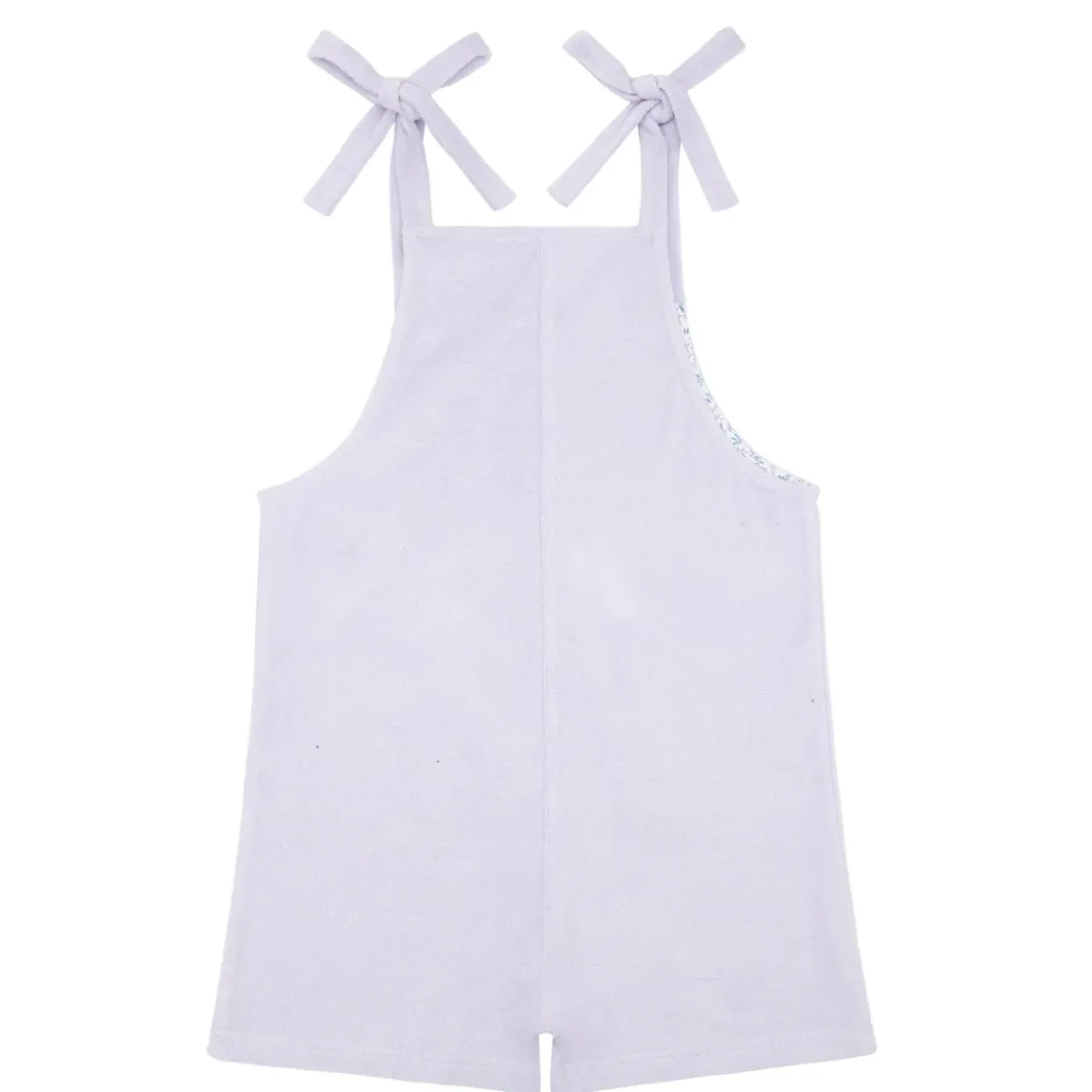 minnow Girls French Terry Romper Bay Lavender Hot