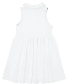 minnow Girls French Terry Tennis Dress White Outlet