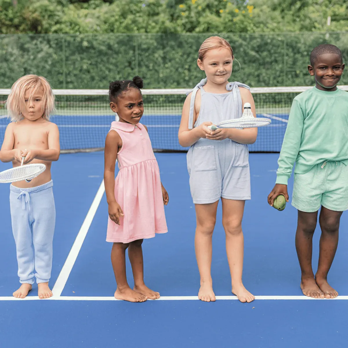 minnow Girls French Terry Tennis Dress Conch Pink Discount