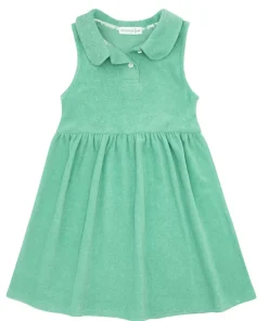 minnow Girls French Terry Tennis Dress Abaco Green Online