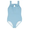 minnow Girls Gathered One Piece | Swim Freshwater Blue Discount