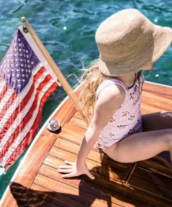 minnow Girls Gathered One Piece | Swim Raspberry Red Sale