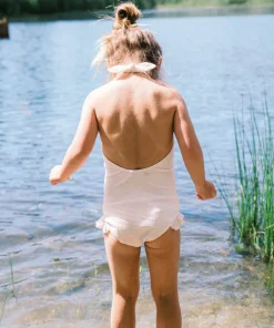 minnow Girls Halter One Piece | Swim Capeside White Discount