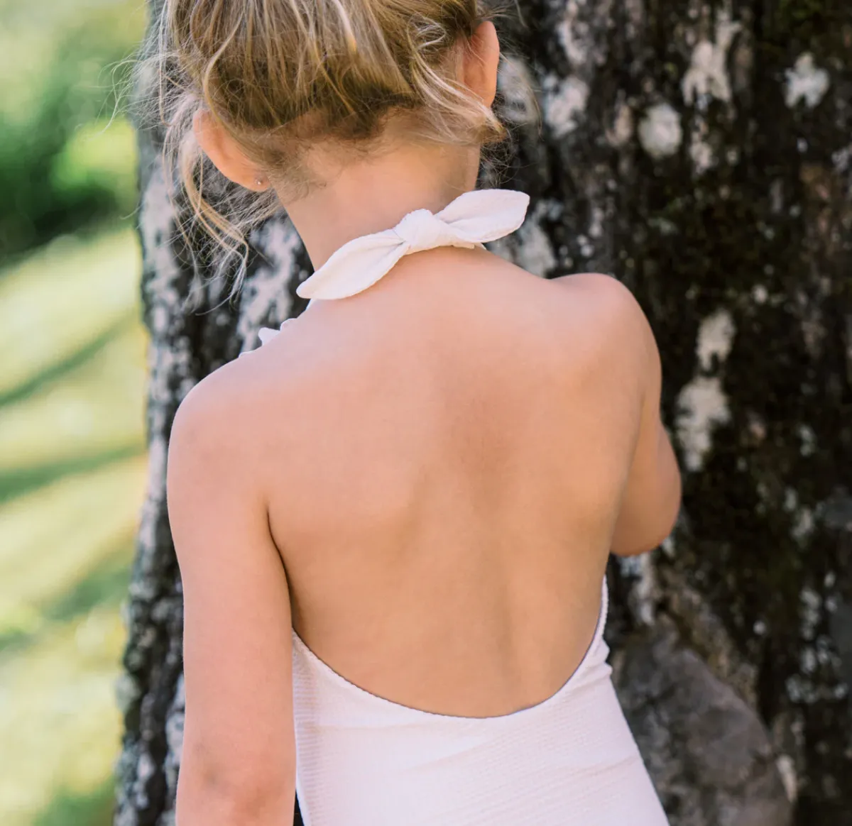 minnow Girls Halter One Piece | Swim Capeside White Discount