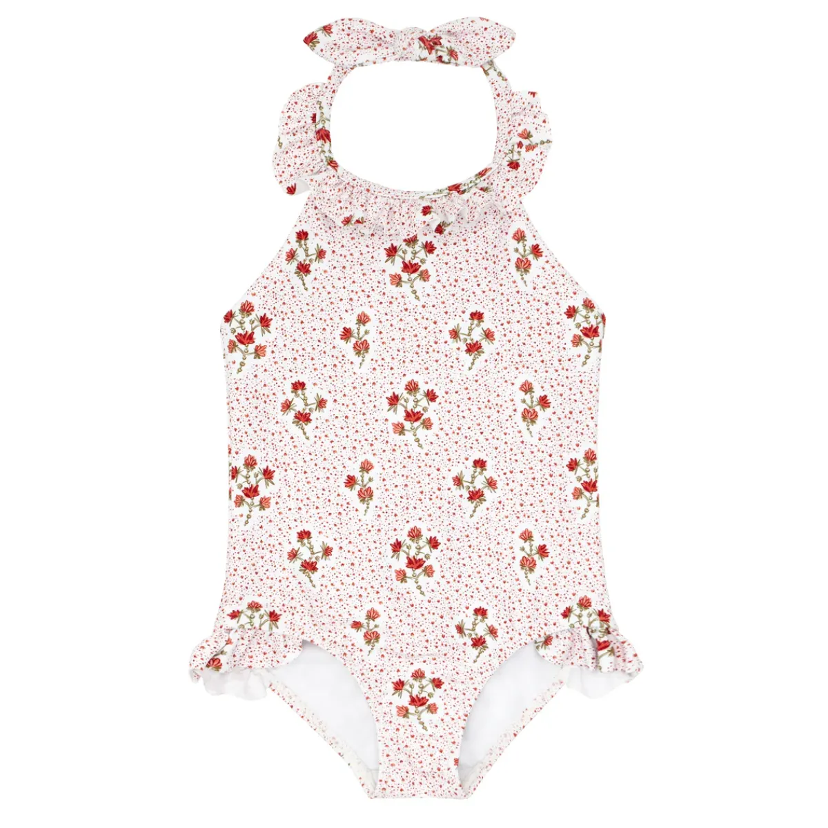 minnow Girls Halter One Piece Raspberry Red Fashion