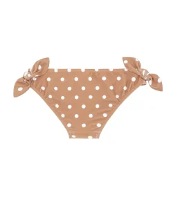 minnow Girls Knot Bikini Bottom Mocha Dot New