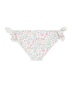 minnow Girls Knot Bikini Bottom Emerald Floral Best