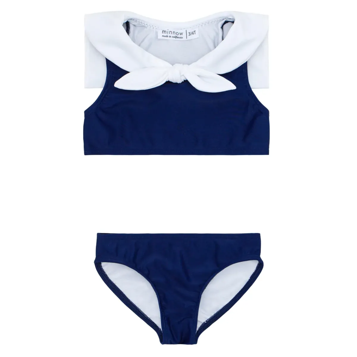 minnow Girls Midsummer Sailor Bikini Navy Clearance