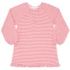 minnow Girls Pima Dress Red Stripe New
