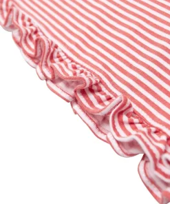 minnow Girls Pima Dress Red Stripe New
