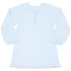 minnow Girls Pima Dress Powder Blue Stripe Sale
