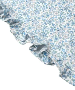 minnow Girls Pima Dress Slate Floral New