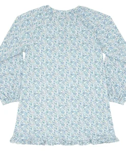 minnow Girls Pima Dress Slate Floral New