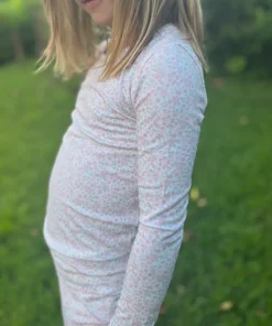 minnow Girls Pima Pajama Set Antique Floral Hot