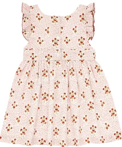 minnow Girls Pinafore Dress | Swim Raspberry Red Clearance