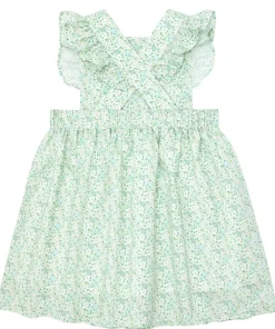 minnow Girls Pinafore Dress Sea Marsh Floral Online