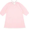 minnow Girls Pink French Terry Dress Pale Pink Best