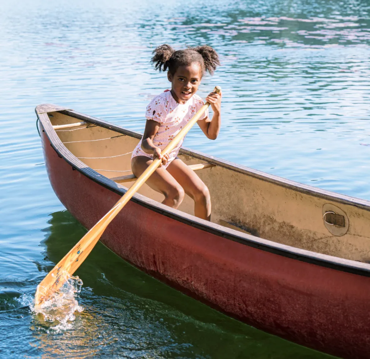 minnow Girls Puff Sleeve One Piece | Swim Raspberry Red Outlet