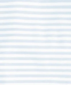 minnow Girls Rashguard One Piece Powder Blue Stripe Clearance