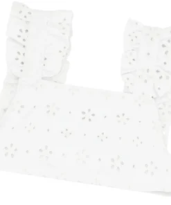 minnow Girls Ruffle Bikini White Eyelet Fashion