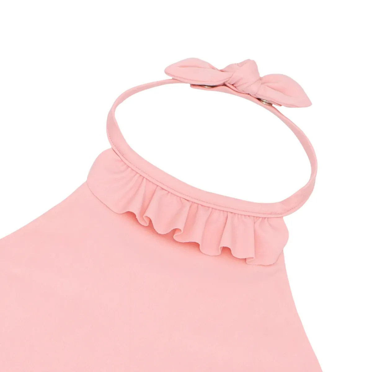 minnow Girls Ruffle Halter One Piece Sorbet Pink Fashion