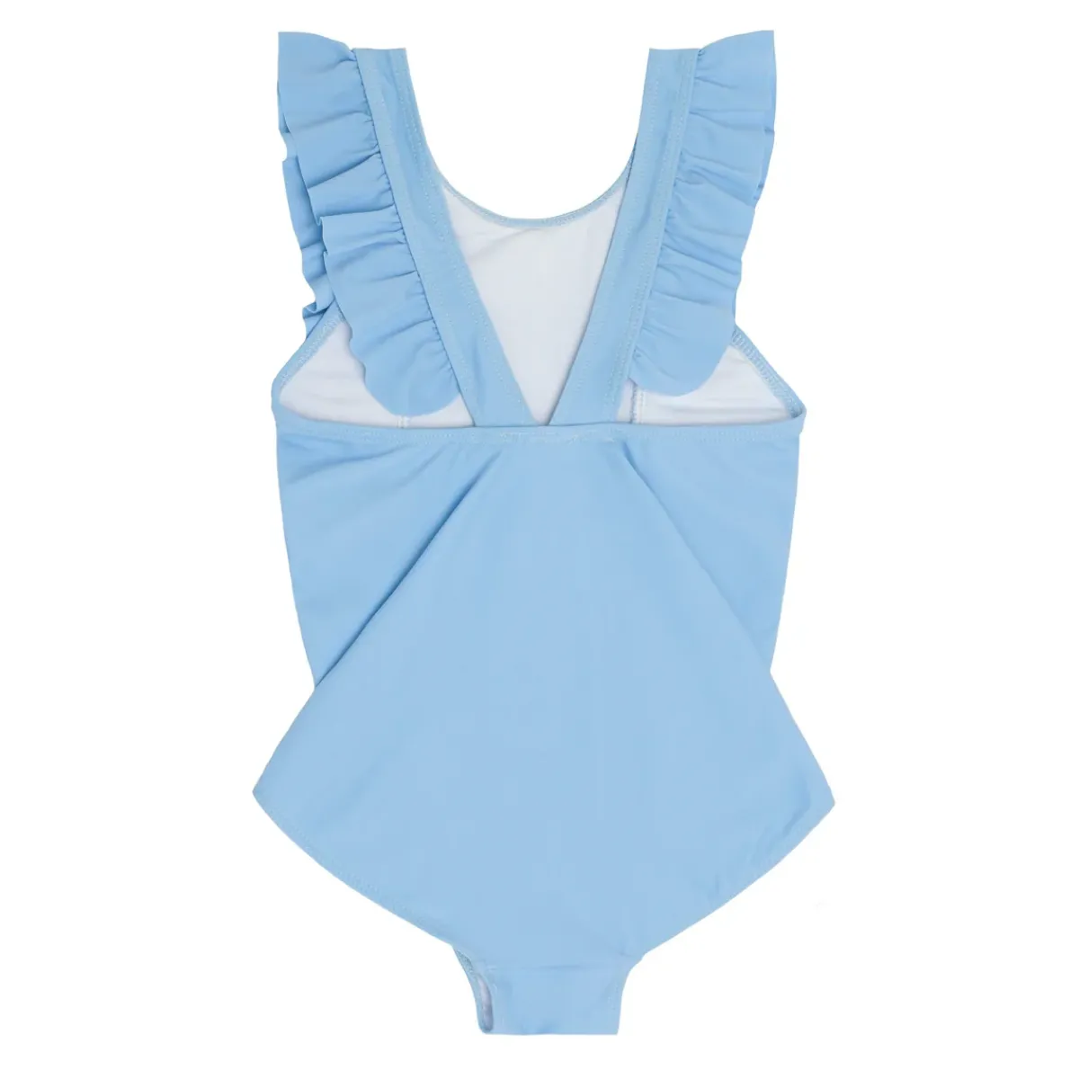 minnow Girls Ruffle One Piece Peri Blue Fashion