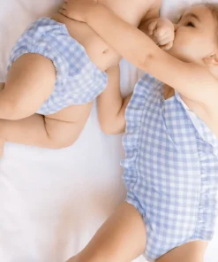 minnow Girls Ruffle One Piece Oasis Blue Gingham Best