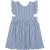 minnow Girls Ruffle Sleeve Dress Navy Stripe Online