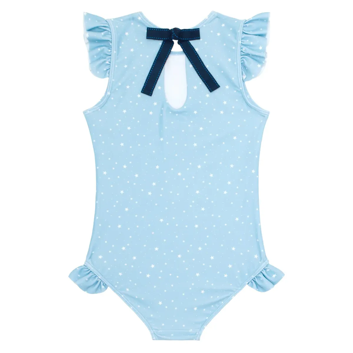 minnow Girls Ruffle Sleeve Rashguard One Piece Atlantic Star Clearance